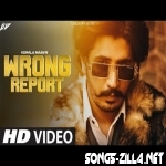 Wrong Report New Song Download Mp3